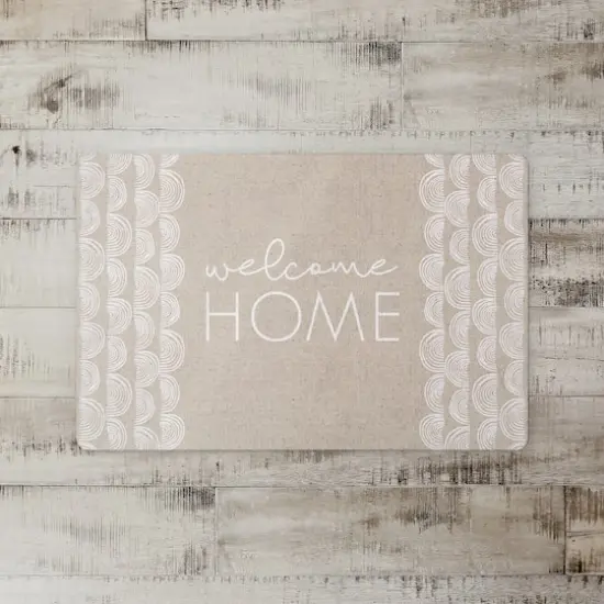 Welcome Home Half Moon 27" x 18" Floor Mat {3}