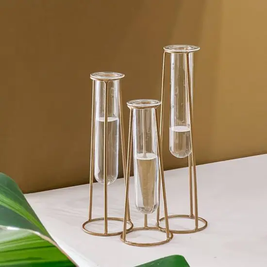 Kate Aspen&reg; Test Tube Flower Vase Set {9}