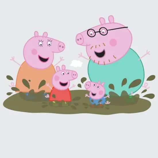 RoomMates Peppa Pig&trade; Family Muddy Puddles Peel & Stick Giant Wall Decals {3}