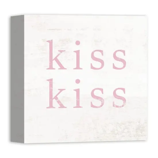 Kiss Kiss Canvas Wall Art {3}