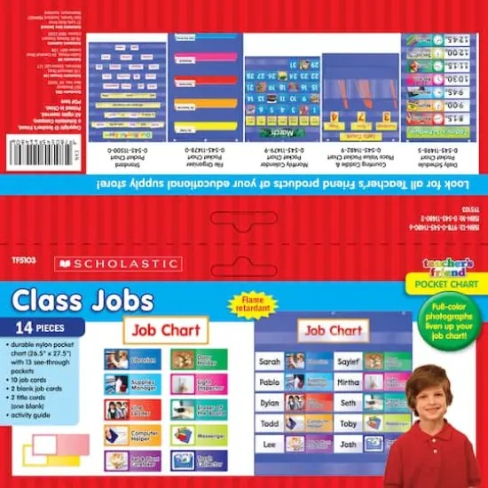 Scholastic&reg; Class Jobs Pocket Chart with Cards {3}