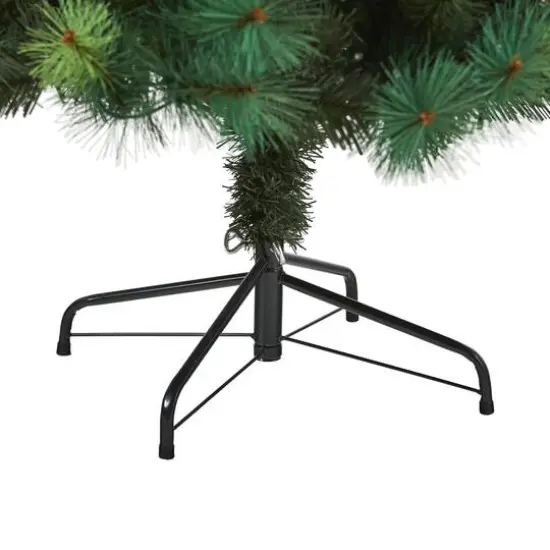 6ft. Pre-Lit Mixed Green Scotch Pine Artificial Christmas Tree with LED Lights {7}