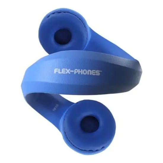 HamiltonBuhl&reg; Flex-Phones&trade; Blue Indestructible Foam Headphones {5}