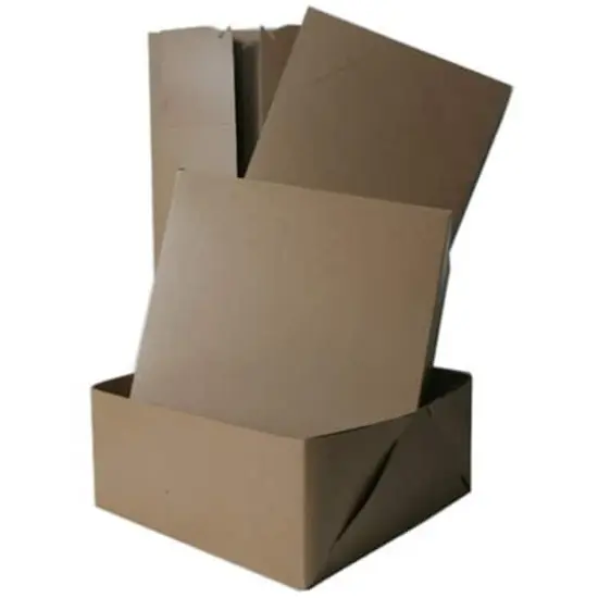 JAM Paper 12" Brown Kraft Full Lid Gift Box {1}