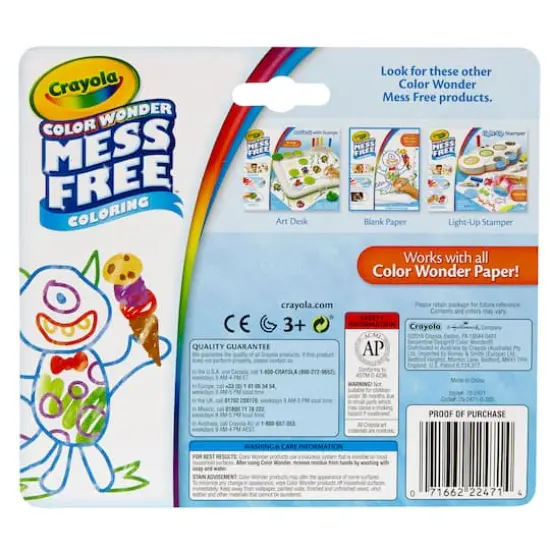 Crayola&reg; Color Wonder Mess Free Classic Mini Markers, 3 Packs of 10 {4}