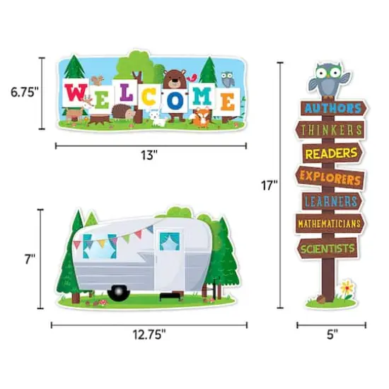 Creative Teaching Press&reg; Woodland Friends Curated Classroom Decal Set {3}