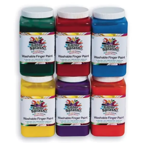 Color Splash!&reg; Washable Finger Paint Set {1}