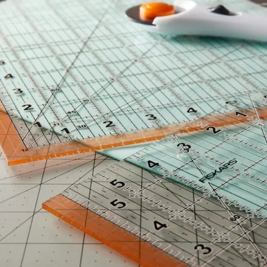 Fiskars&reg; Square Acrylic Quilting Ruler Set {3}
