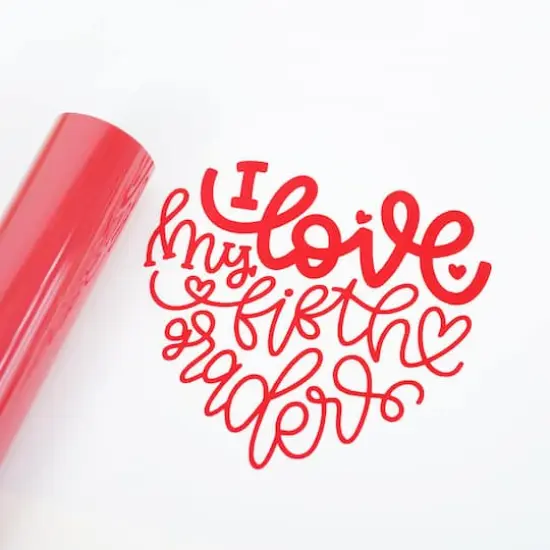 Flocked Heat Transfer Vinyl by Make Market&reg; Apple Red {4}