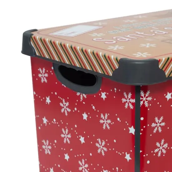 Simplify Santa's Elves Storage Tote Bin {8}