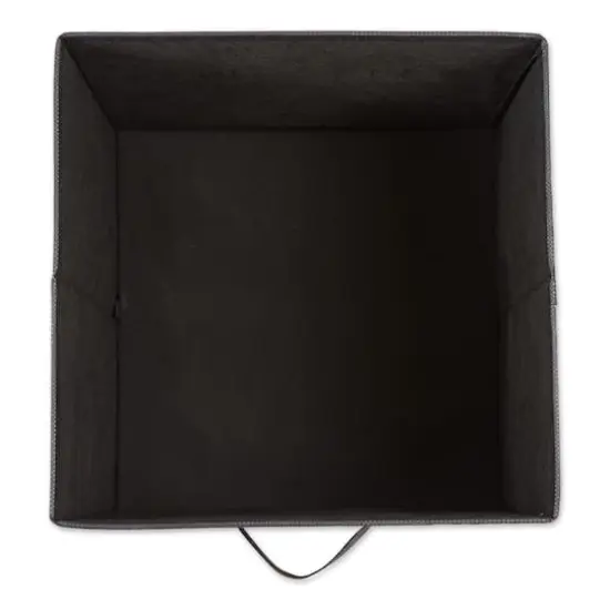 DII&reg; 11" Black & Gold Dots Storage Cube, 2ct. {6}