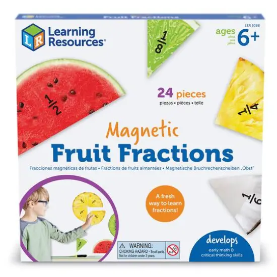 Learning Resources Magnetic Fruit Fractions {5}