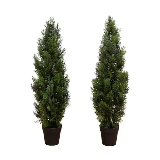 3ft. Potted UV Resistant Cedar Pine Trees, 2ct. {1}
