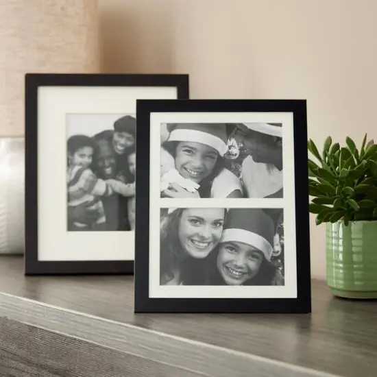 Expressions&trade; 2 Opening 4" x 6" Black Collage Frame by Studio D&eacute;cor&reg; {7}