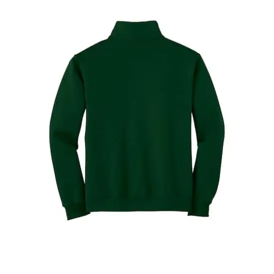 JERZEES&reg; NuBlend&reg; 1/4-Zip Cadet Collar Sweatshirt Forest Green {5}