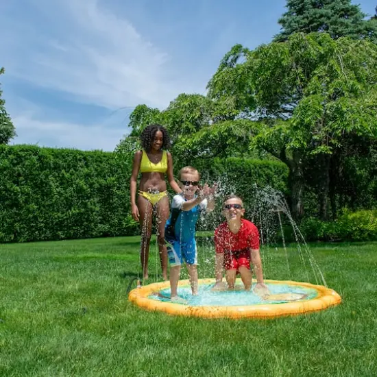 Swim Central 5ft. Inflatable Safari Children's Sprinkler Mat {3}