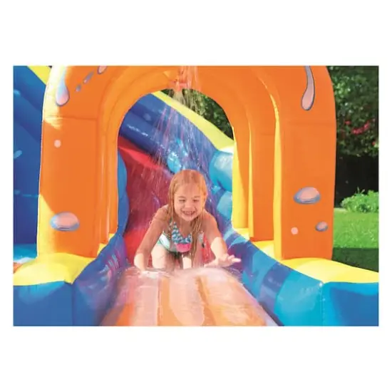 Bestway H2OGO! 13.7ft. Hurricane Tunnel Blast Mega Water Park {4}
