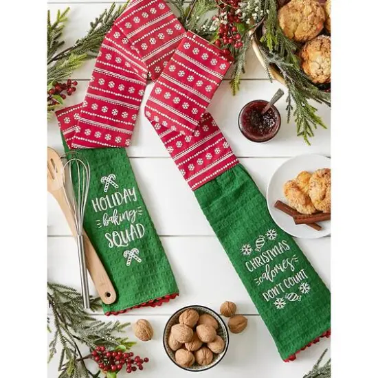 DII&reg; Holiday Baking Kitchen Towel Scarf {7}
