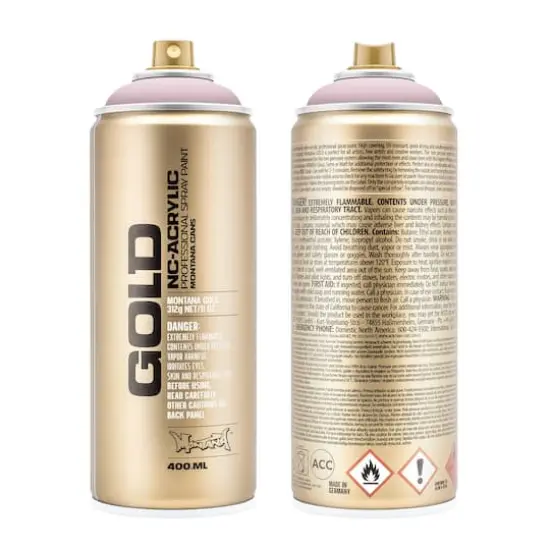 Montana&trade; Gold Acrylic Professional Spray Paint G4000 Pale Pink {1}