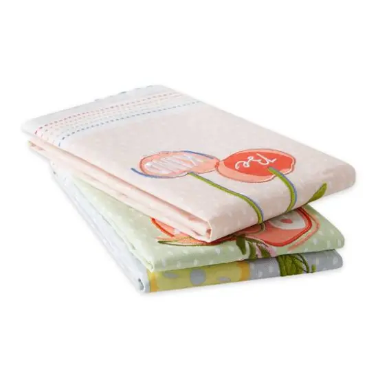 Assorted Summer Fruit Embellished Dishtowel (Set of 3) {4}