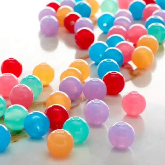 Mixed Jelly Craft Beads, 10mm by Bead Landing&trade; {3}
