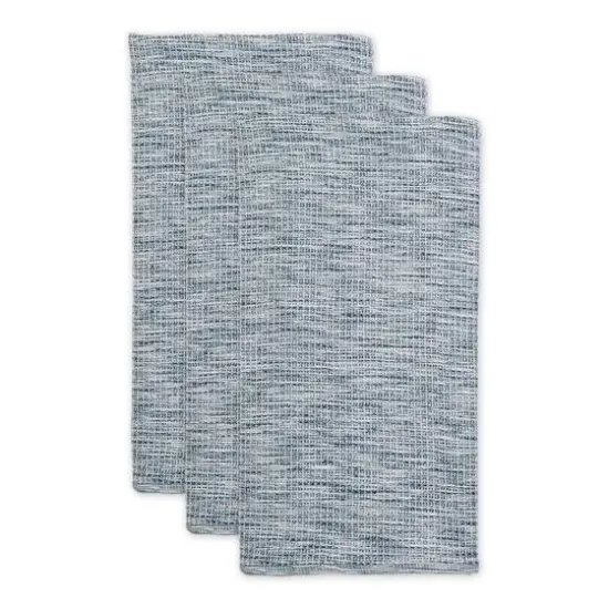DII&reg; Tonal Recycled Cotton Waffle Dish Towels, 3ct. Teal Green {7}