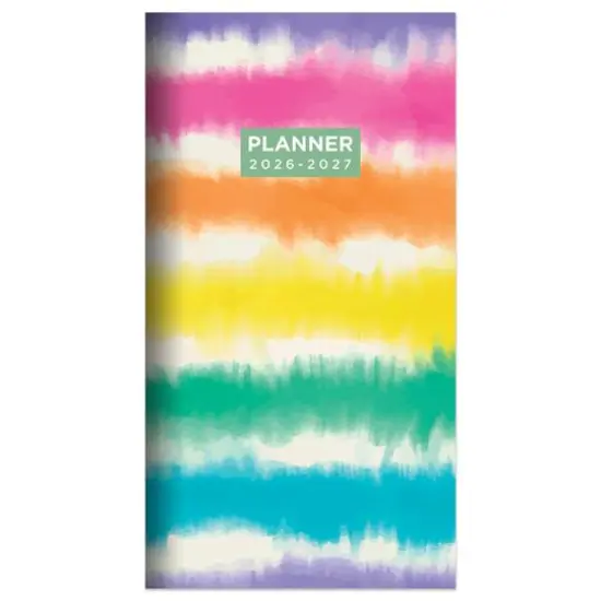 2026-2027 Tie Dye Small Monthly Pocket Planner {1}