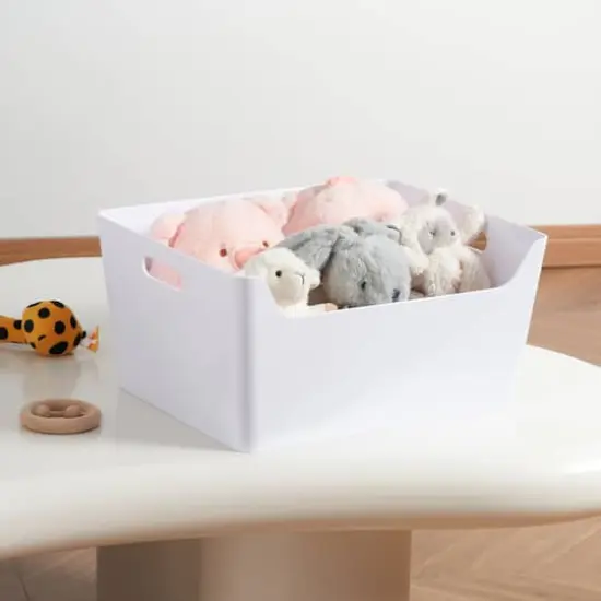 Extra Large White Open Storage Bin by Simply Tidy&reg; {3}
