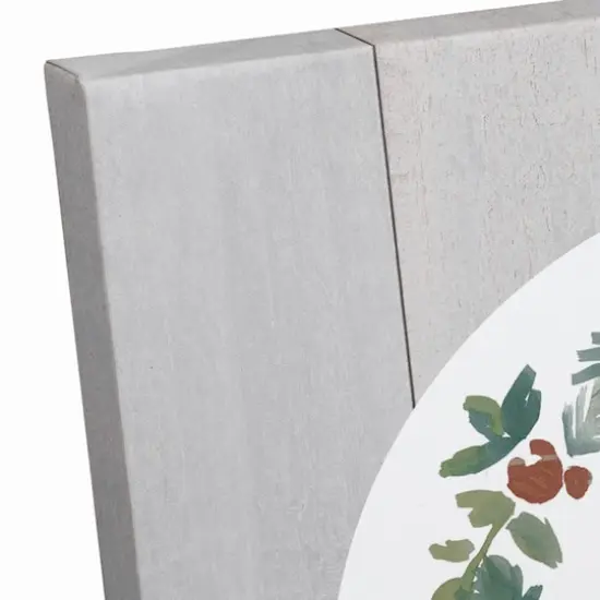 Christmas Wreath Canvas Wall Art {4}