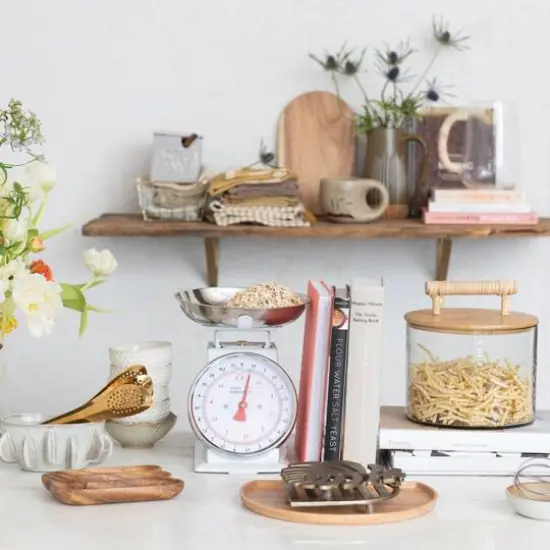 Hello Honey&reg; 9" Glass Jar with Wooden Lid {4}