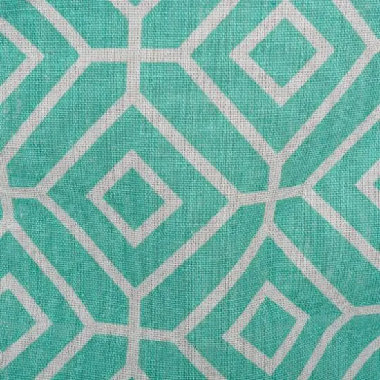 DII&reg; Medium Round Stained Glass Polyester Bin Aqua {6}