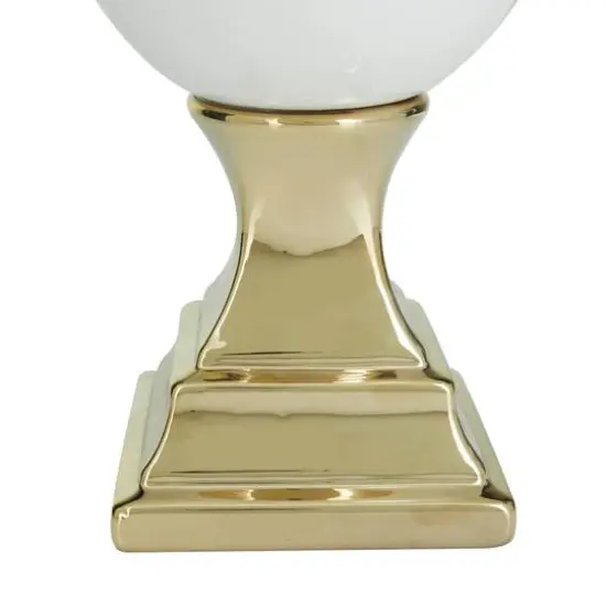 Gold Dolomite Glam Vase, 15" x 8" x 8" {5}