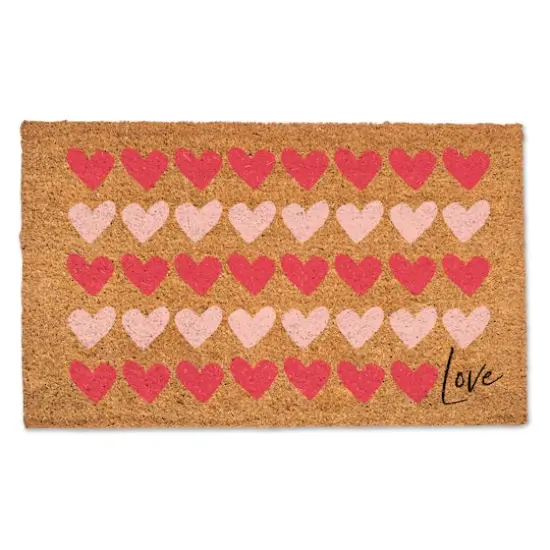 Love And Hearts 30" x 18" Door Mat {1}