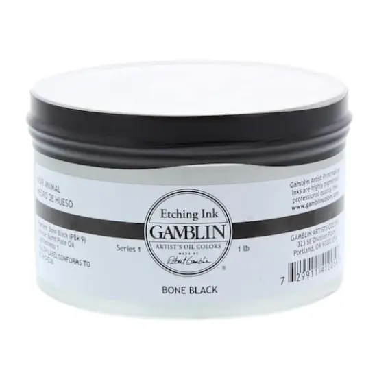 Gamblin Etching Ink, 1lb. Bone Black {1}