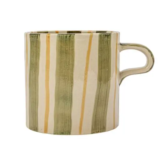 Hello Honey&reg; 5" Striped Stoneware Mug Set {7}