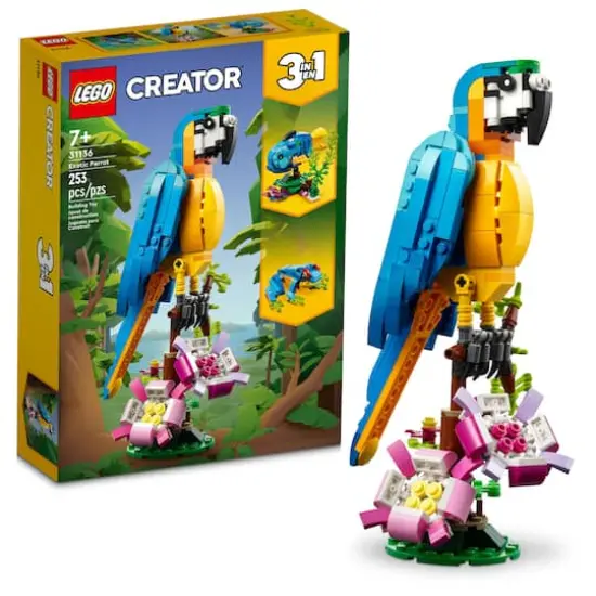LEGO&reg; Creator Exotic Parrot 31136 Building Toy Set (253 Pieces) {1}