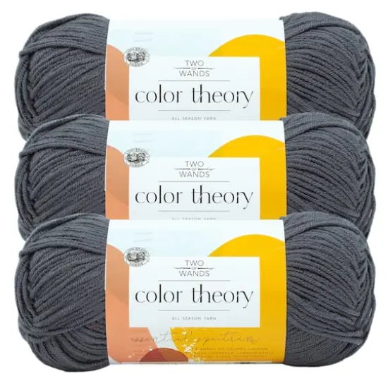 3 Pack: Lion Brand&reg; Two of Wands Color Theory Yarn Thunder {1}