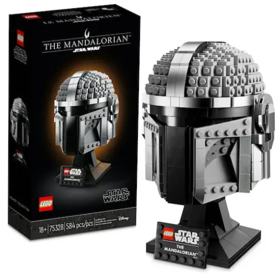 LEGO&reg; Star Wars&trade; The Mandalorian&trade; Helmet 75328 Building Kit (584 Pieces) {1}