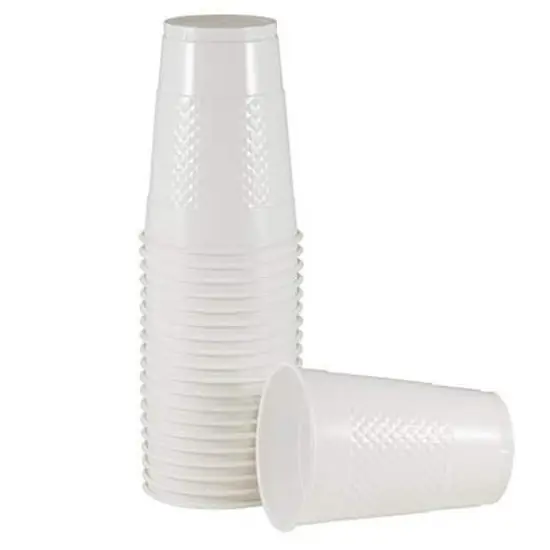JAM Paper 16oz. Plastic Party Cups, 20ct. White {1}