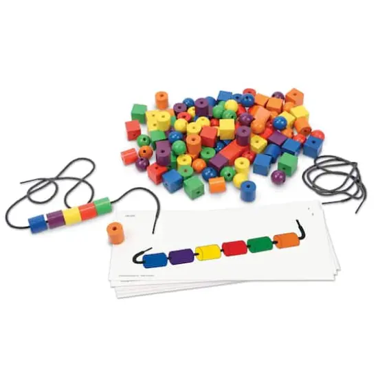 Learning Resources Beads & Pattern Cards Set {1}