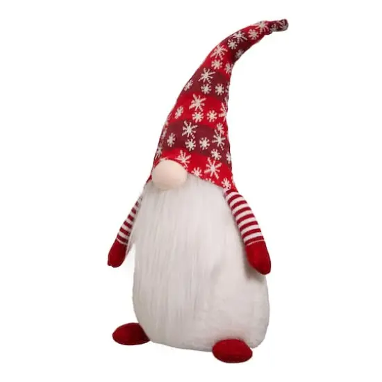 Glitzhome&reg; 24" Red Christmas Gnome D&eacute;cor Accent {4}