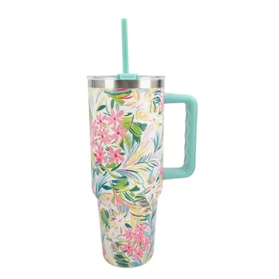 40oz. Tropical Toss Stainless Steel Insulated Tumbler by Celebrate It&trade; {1}