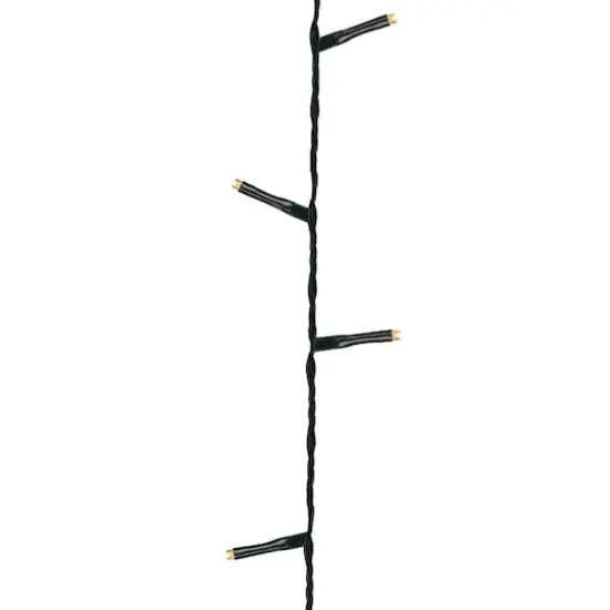 171ct. Warm White LED 8-Function Twinkle Christmas String Lights {3}