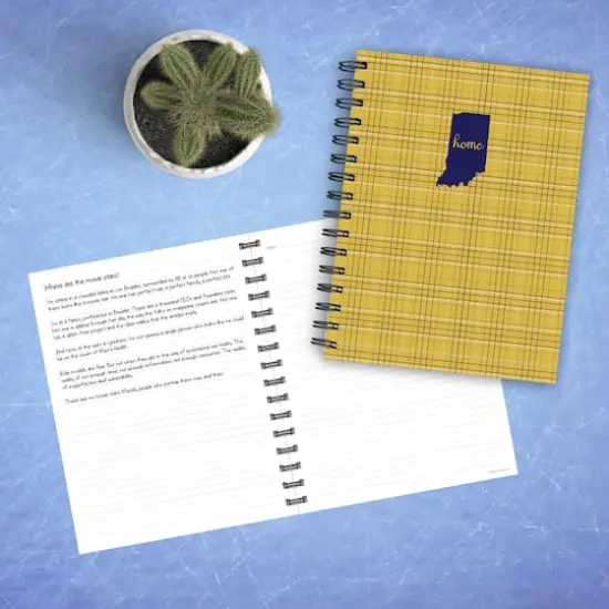 TF Publishing Indiana Golden Plaid Journal {4}