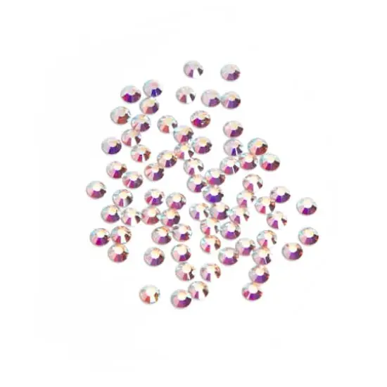 SS10 Round Flatback Austrian Crystals by Bead Landing&trade;, 75ct. Crystal Aurora Borealis {1}