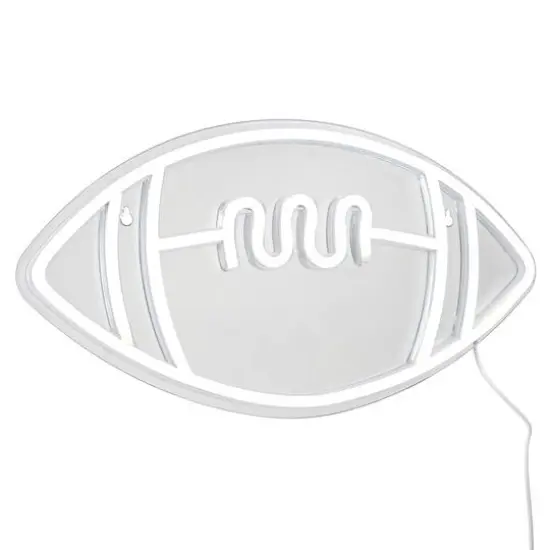 15.75" Neon Football Wall Sign by Celebrate It&trade; {3}