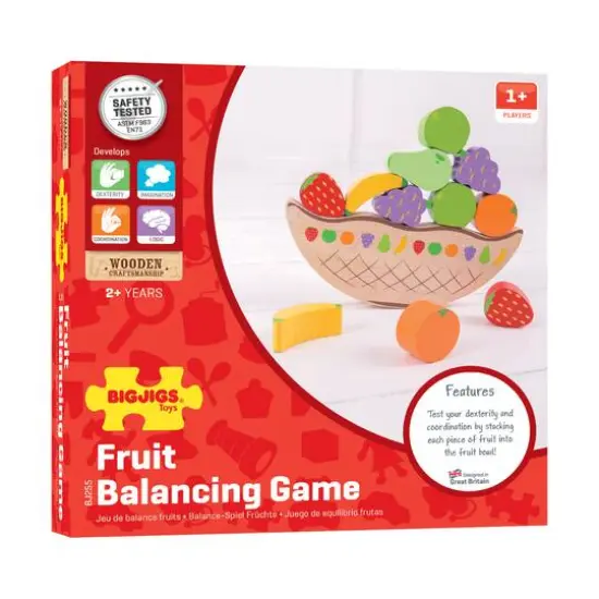 Bigjigs Toys&reg; Wooden Fruit Balancing Game {1}