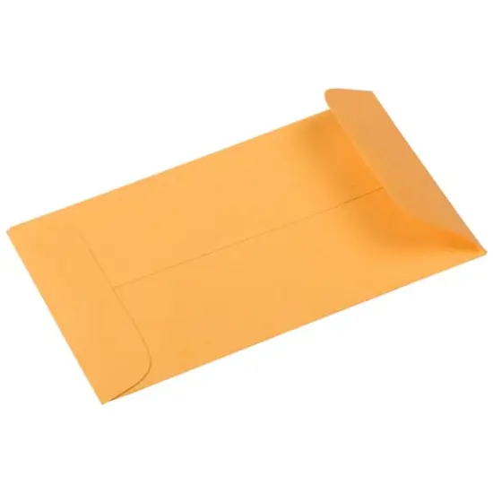 JAM Paper 2.5" x 4.25" Brown Kraft Manila Coin Envelopes, 100ct. {5}