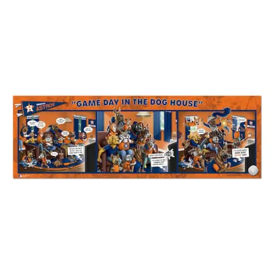 MLB Game Day in the Dog House 1,000 Piece Puzzle Houston Astros {5}