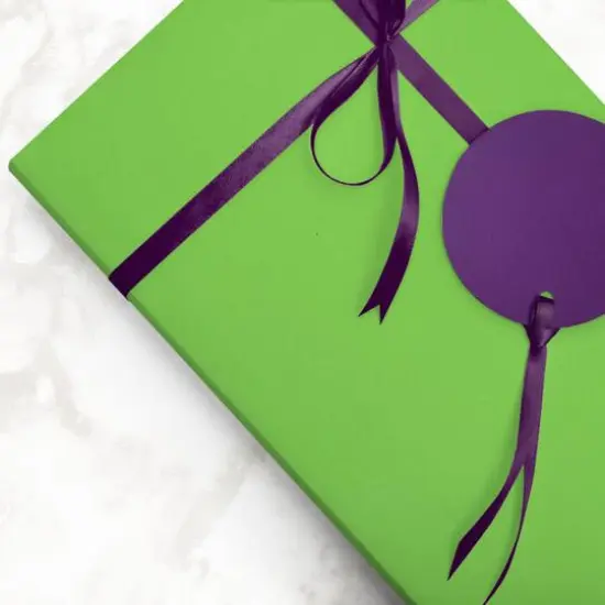 JAM Paper Matte Gift Wrap, 2ct. Lime Green {7}